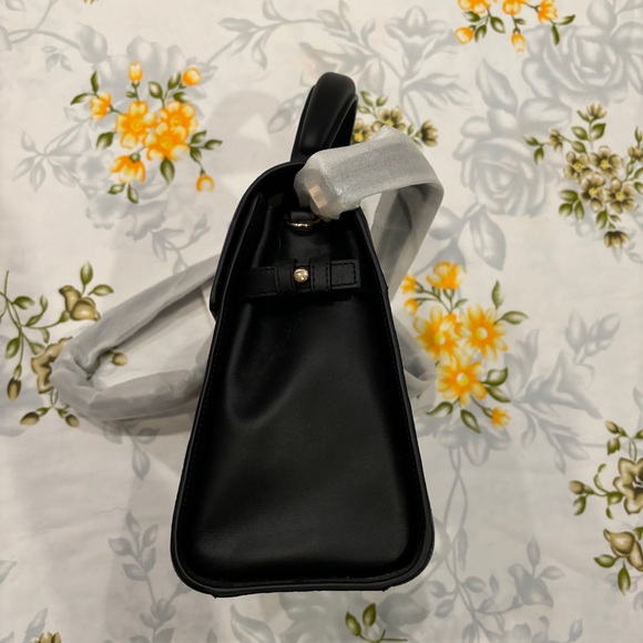 Luana Italy Ebony Paley Satchel NWT - Picture 7 of 11